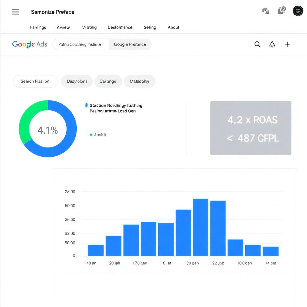 Coaching institute — Patna — Google Ads work by TRAFIXEL