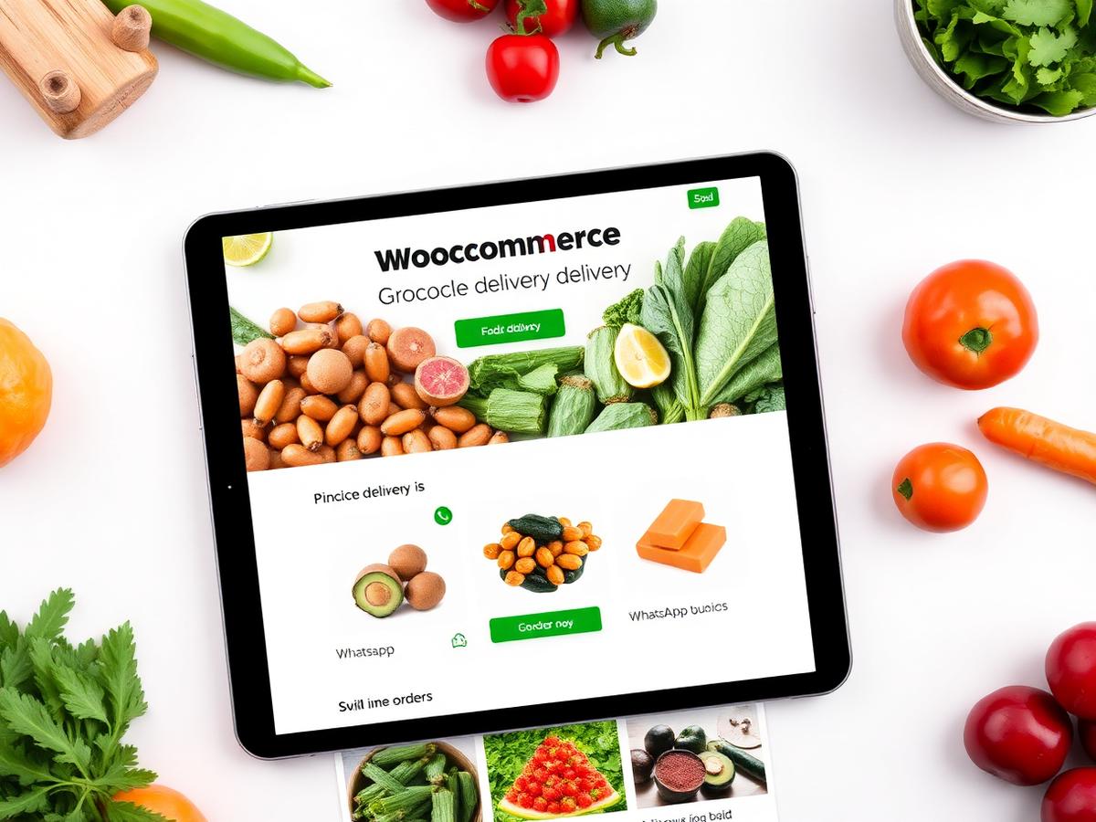 Regional Grocery — WooCommerce · pincode delivery · WhatsApp orders