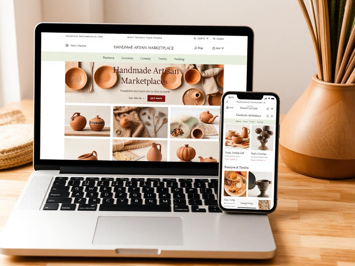 Handmade Marketplace — Next.js + Supabase · vendor payouts · commissions